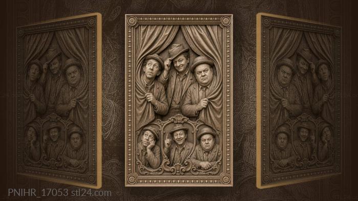 Nikulin vitsin morgunov theatrical trio 3d STL model