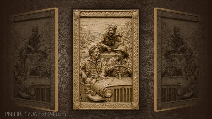 Desert journey happy companions adventure 3d STL model