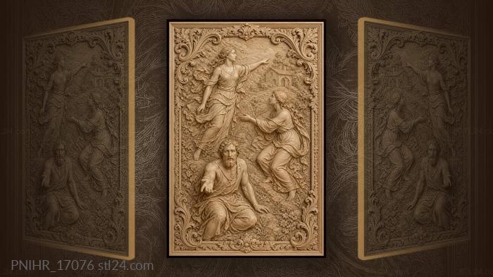 Family story by the house 3d STL model