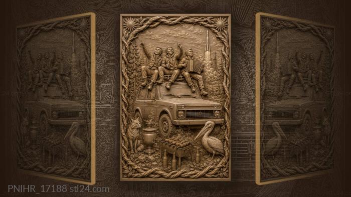 Soviet road trip fun times 3d STL model