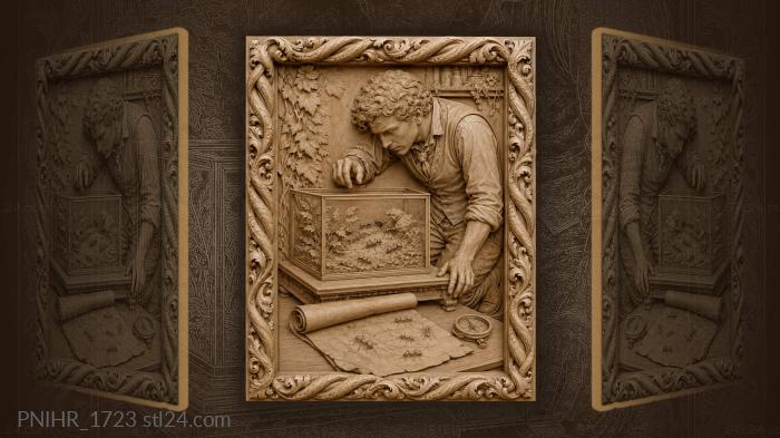 Curiosity and the insect world 3d STL model