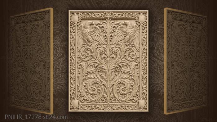 Majestic eagles acanthus leaf design 3d STL model