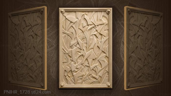Abstract interlocking geometric fragments design 3d STL model