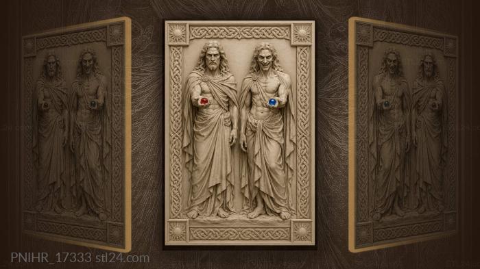 Gift exchange ancient celtic design 3d STL model