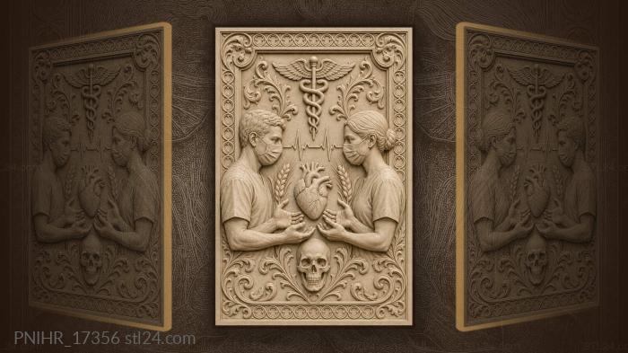 Medical care love life death 3d STL model