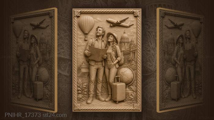 Travelers dreams and distant horizons 3d STL model