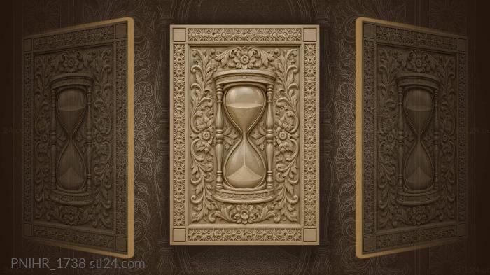 Time within floral symmetry 3d STL model