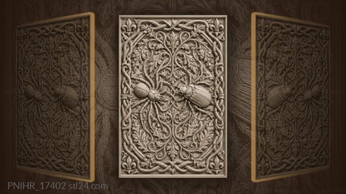 Spider and beetle symmetrical design 3d STL model