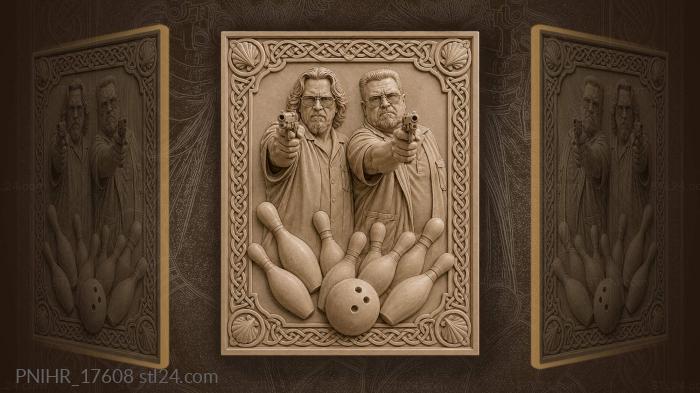 Duel at the bowling alley 3d STL model