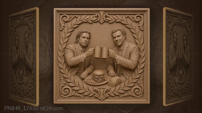 Toast to fast food friends 3d STL model
