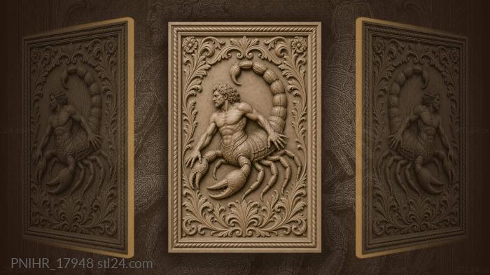 Twisted rope and leafage by the scorpion 3d STL model