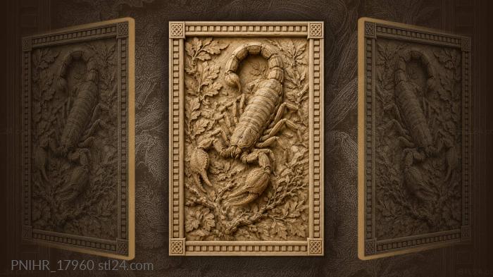 Shoots reach up toward the scorpion 3d STL model