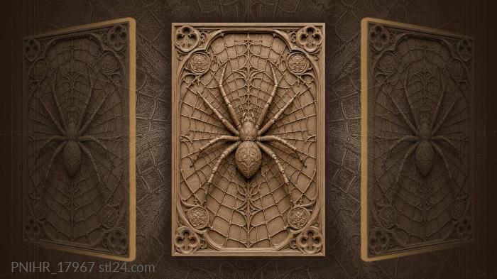 Medallions around a patterned web 3d STL model
