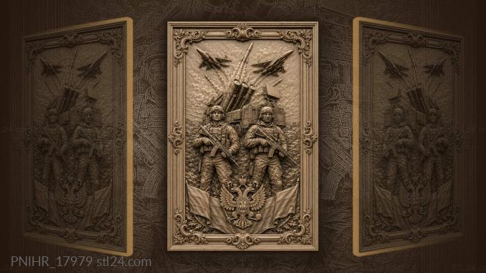 Modern military power and national pride 3d STL model