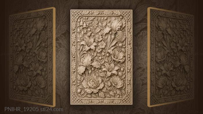 Broad petals with small round beads 3d STL model