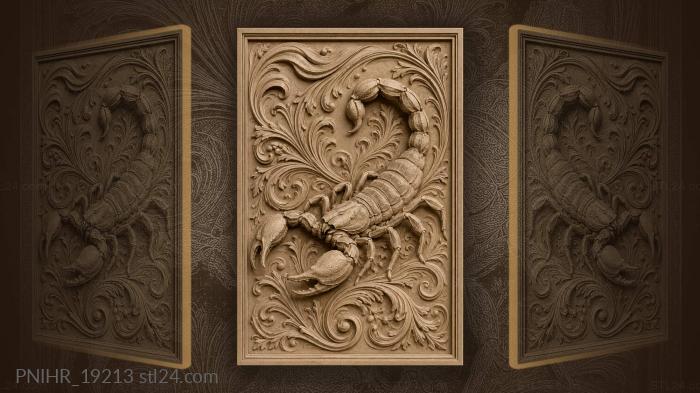 Light swirls about the scorpion legs 3d STL model