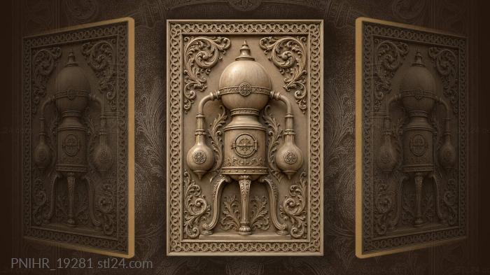 Alchemical still with swirling details 3d STL model