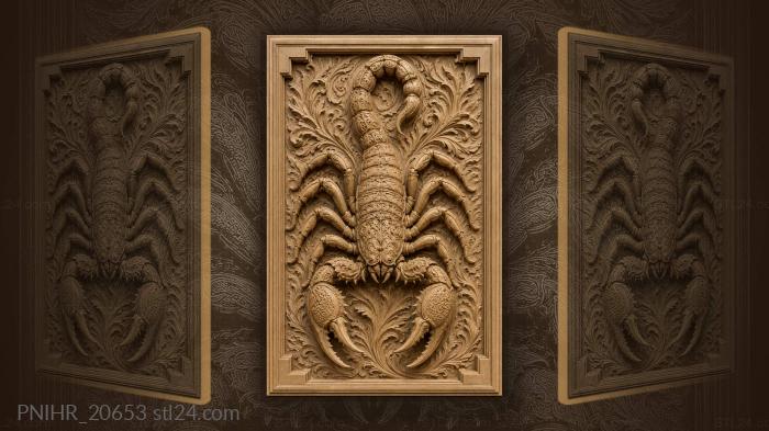 Scorpion’s powerful tail and claws 3d STL model