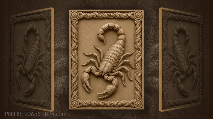 Segmented body amid woven branches 3d STL model