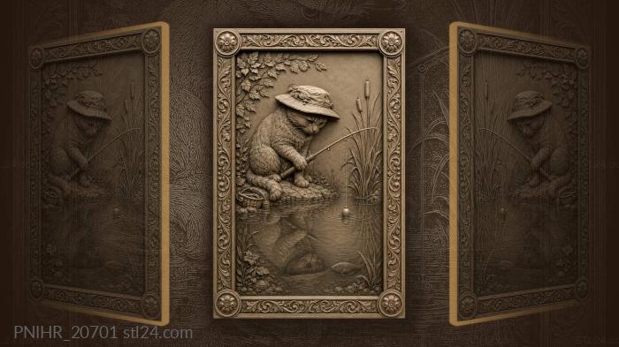 Reflection in water beside small fry 3d STL model