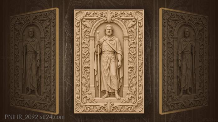 Guardian at the floral archway 3d STL model