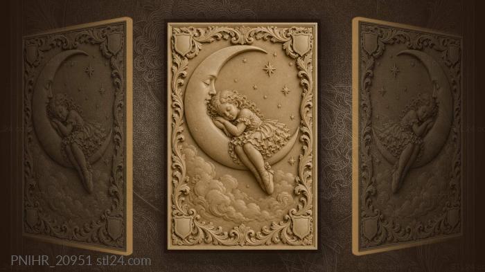 Moonlit dreams of a little ballerina 3d STL model
