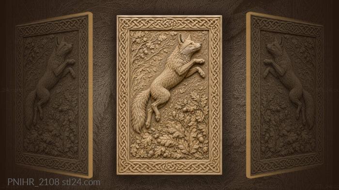 Leap through acorns and scattered leaves 3d STL model
