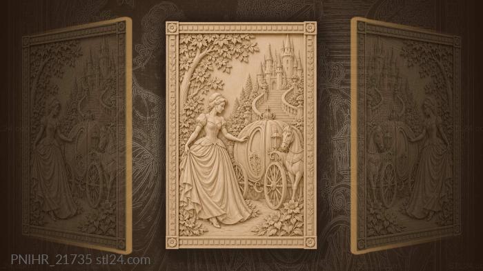 Reaching toward the pumpkin coach 3d STL model