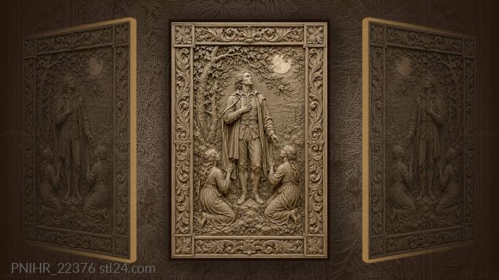 Moonlit devotion among ancient branches 3d STL model