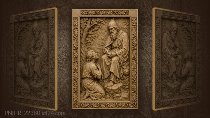 Wise man and humble petitioner 3d STL model