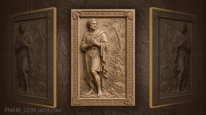 Cupped hands close to chest 3d STL model