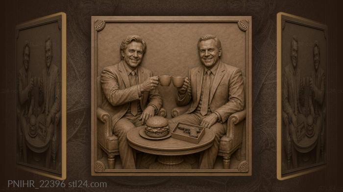 Business meeting with hidden danger 3d STL model