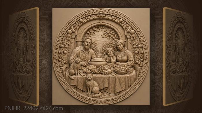 Feast by the arch facing the orchard 3d STL model