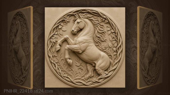 Wild horse spirit untamed freedom 3d STL model