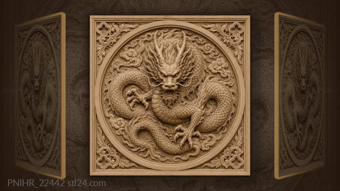 Coiled ring of scales among leaves 3d STL model