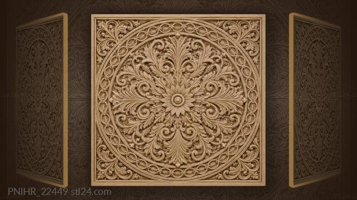 Solar bloom intricate floral symmetry 3d STL model