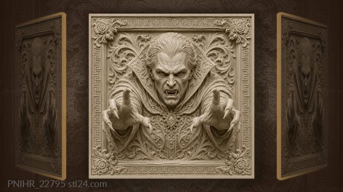 Clawed hands reaching toward you 3d STL model