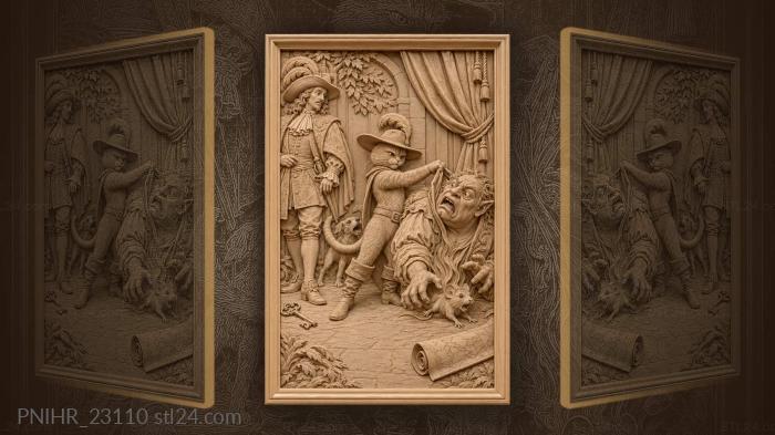Ogre turning into a mouse 3d STL model