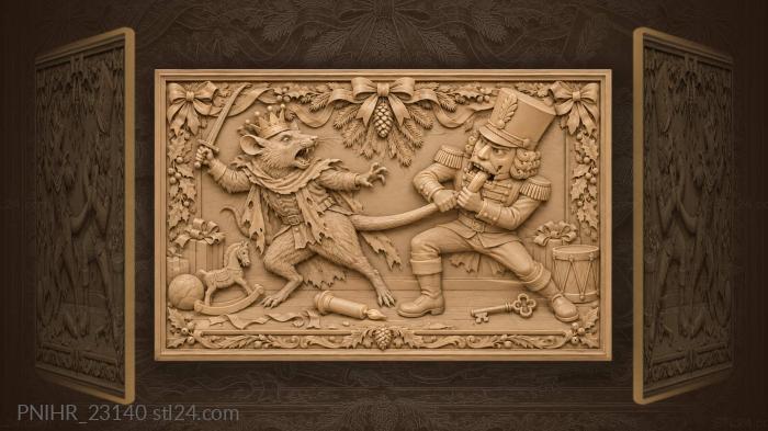 Mouse king swinging his tiny sword 3d STL model