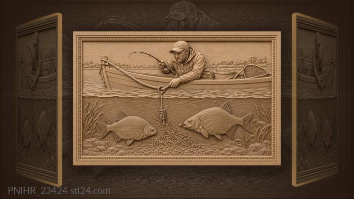 Bream taken on a ring rig 3d STL model