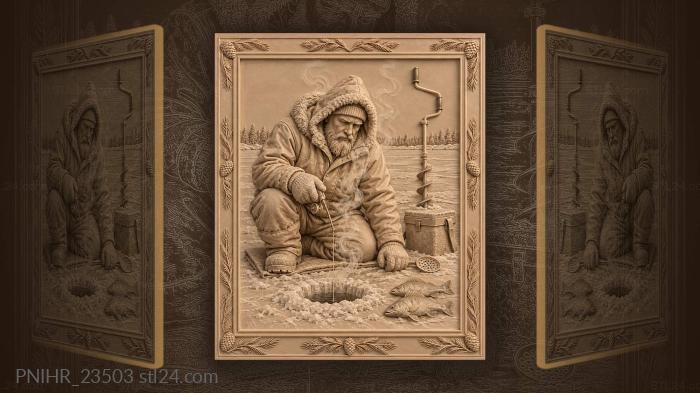 Steam from the hole past his beard 3d STL model