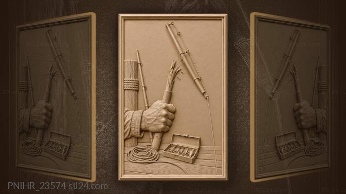 Rod snapped during a violent take 3d STL model