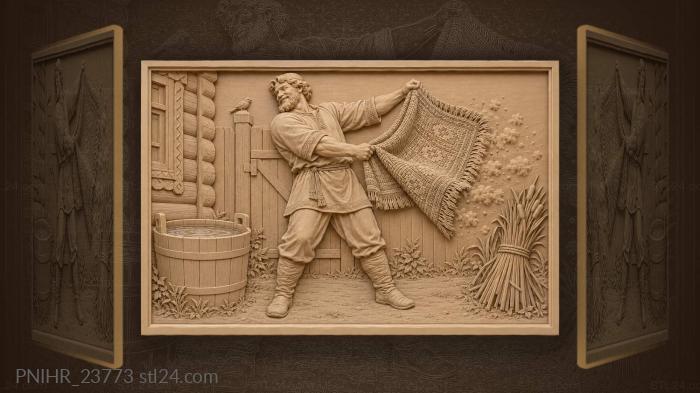 Dobrynya nikitich shaking mother’s rug 3d STL model