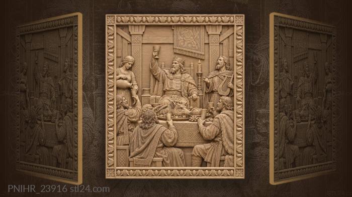 Vladimirs feast hall noble gathering 3d STL model