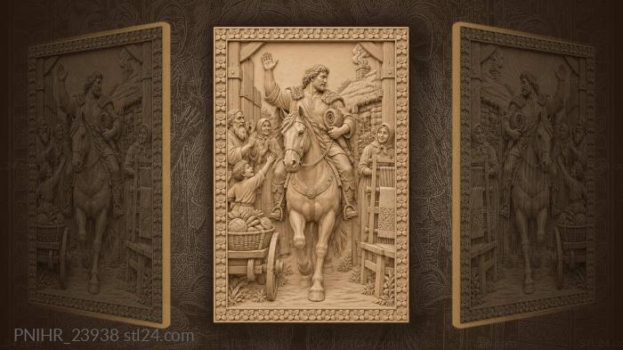 Nikita kozhemyaka enters village with hide 3d STL model