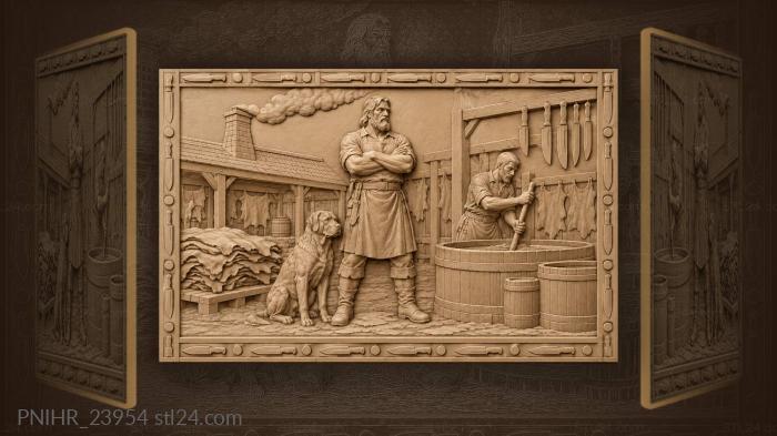Master of the tannery yard by vat 3d STL model