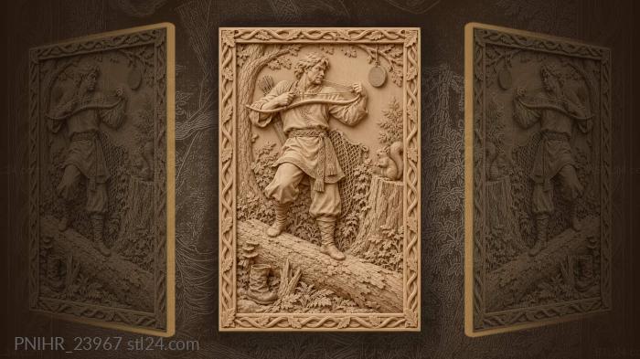 Alyosha popovich strings his bow 3d STL model