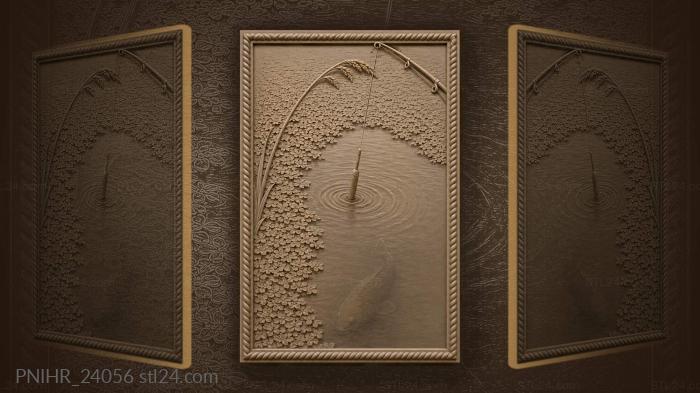 Float fishing quiet duckweed water 3d STL model