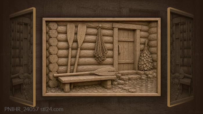 Summer rest by the water 3d STL model