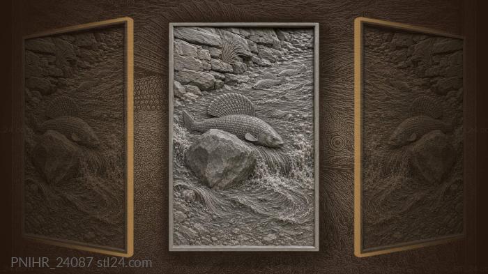 Behind the rock grayling fights torrent 3d STL model